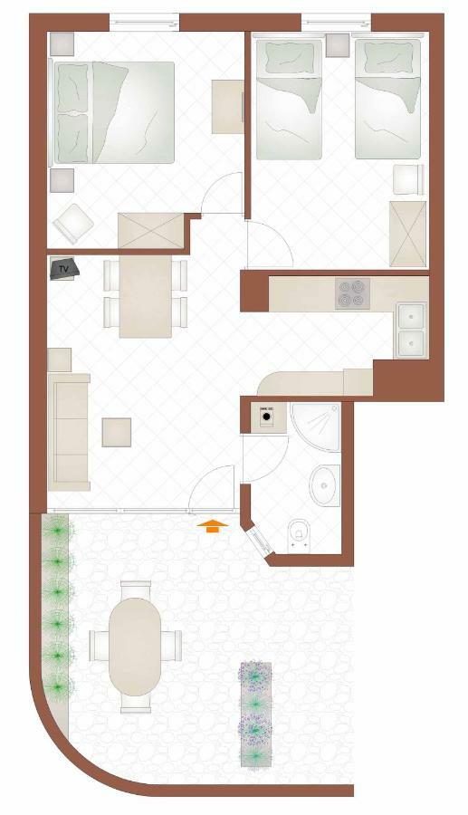 2-Bedroom Apartment 300M From Beach In Punat Extérieur photo